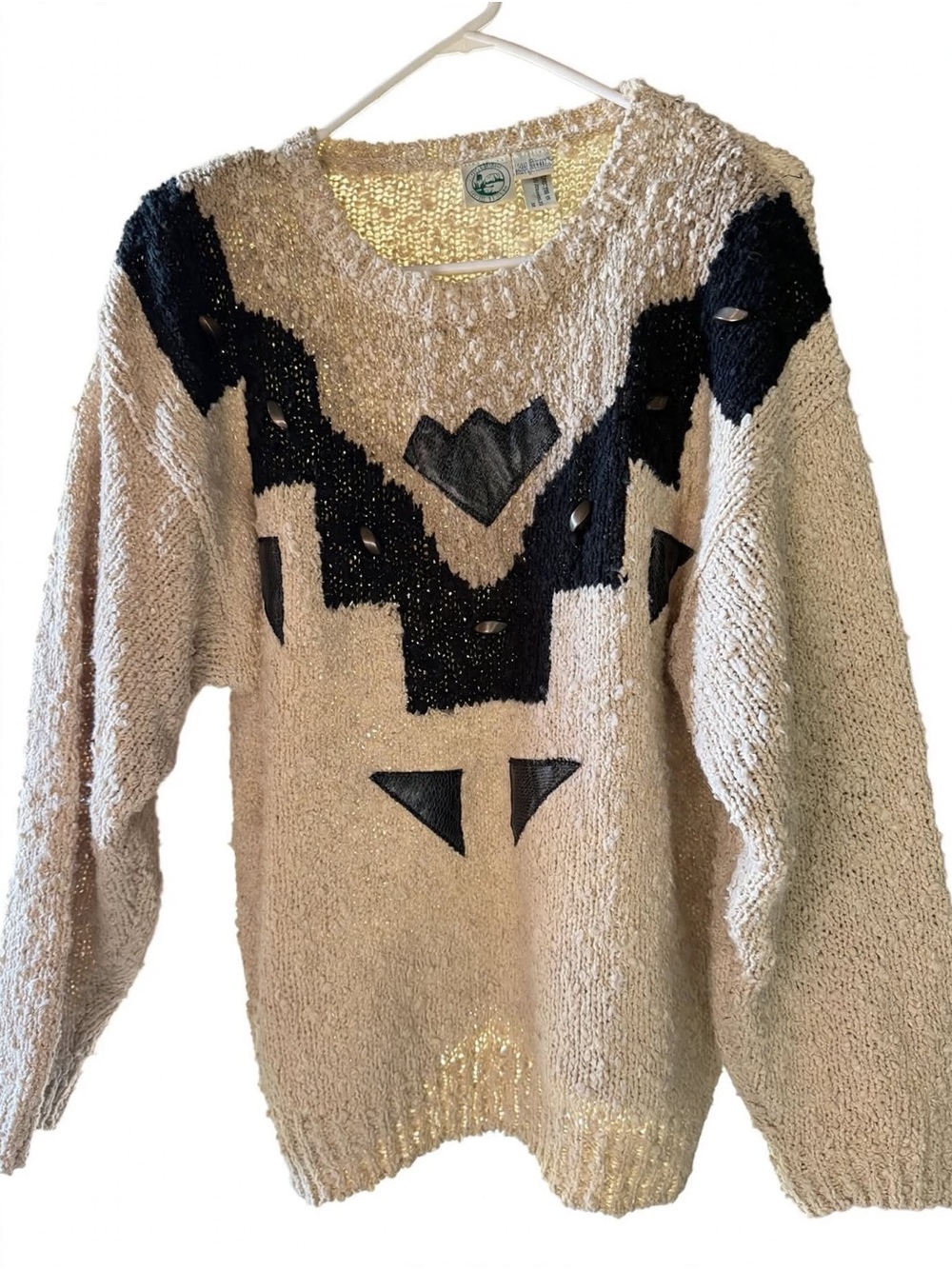 Vtg 1989 Colter Bay Southwestern Aztec Boucl